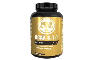 Buy GOLD NUTRITION BCAA'S 8:1:1 200 Tablets By 25,90€