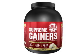 köpa GOLD NUTRITION Supreme Gainers Vanilla 3 kg Förbi 49,99€