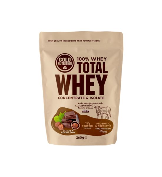 Total Whey Chocolade-Hazelnoot 260 g