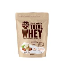 Comprar GOLD NUTRITION Total Whey Chocolate Blanco-Avellana 260 g Por 14,99€