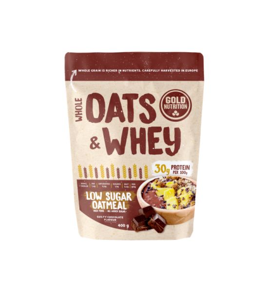 Oats & Whey Chocolate 400 g - GOLD NUTRITION