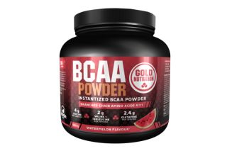 Buy GOLD NUTRITION BCAA'S Powder Watermelon 300 g By 28,95€