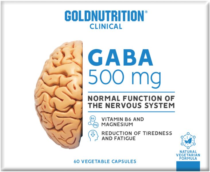 Gaba 60 cápsulas - GOLD NUTRITION