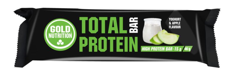 Barretta Total Protein Yogurt Mela 46 g Scatola 24 unità