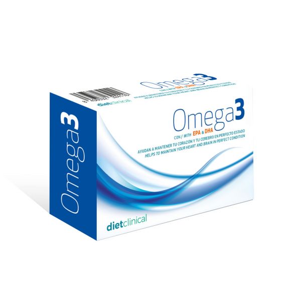 Omega 3-behållare 30 mjuka kapslar - DIETCLINICAL