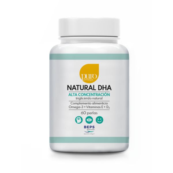 DHA natural de alta concentração 60 pérolas