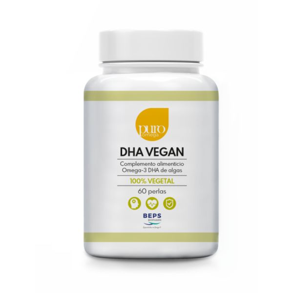 DHA Naturel Végétalien 60 Perles - PURO OMEGA