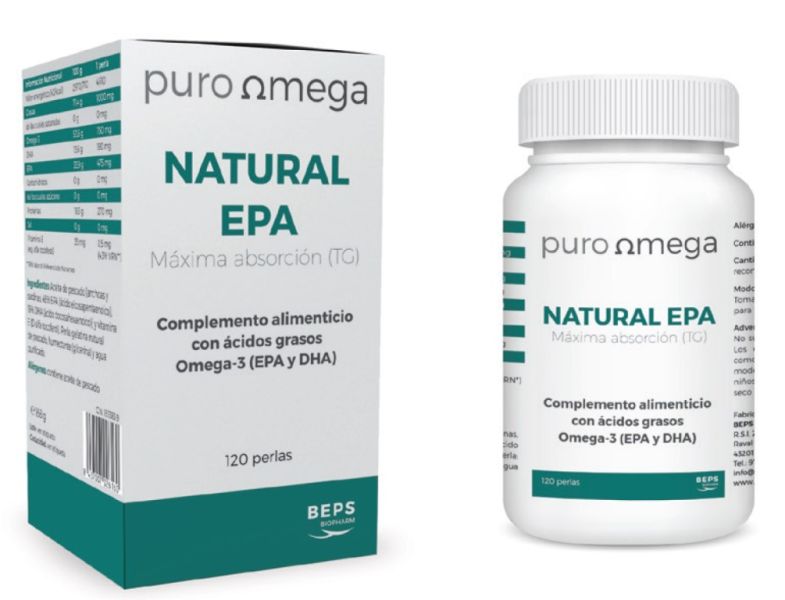 Natural EPA Alta Concentración 120 Perlas