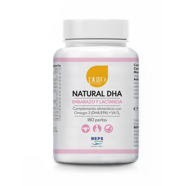 Natural DHA Gravidez e Lactação 180 Pérolas