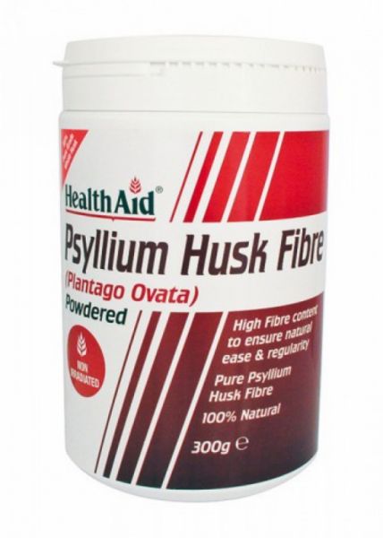 Fibra Cascara de Psyllium Polvo 300 g - HEALTH AID