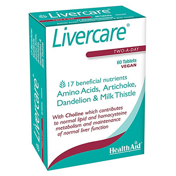 Livercare 60 comprimidos - HEALTH AID