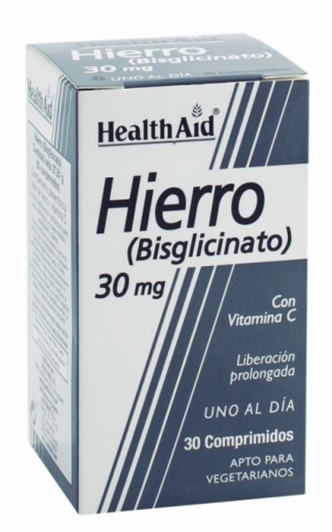 Biglicinato de Ferro 30 mg 30 comprimidos