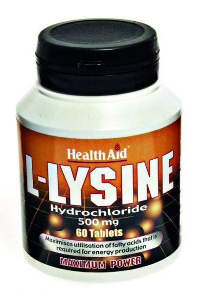 L - Lysine 500 mg 60 tablets - HEALTH AID