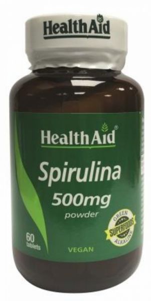 Espirulina 500 mg 60 comprimidos - HEALTH AID