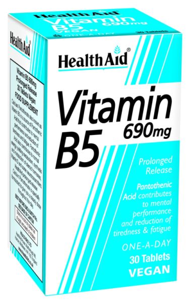 Viutamin B5 (Calcium Pantotento) 690 mg 30 Tabletten