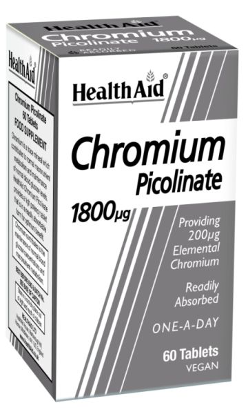 Chromium Picolinate 200 mcg 60 tablets