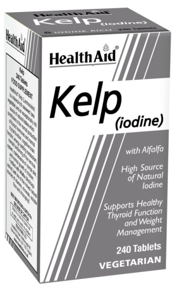 Kelp Algae 240 compresse di iodio - HEALTH AID