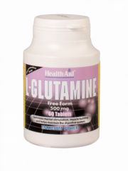 Buy HEALTH AID L - Glutamine 500 mg X 60 tablets By 21,20€