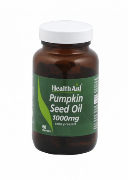 Pumpkin seed oil 1000 mg 60 capsules - HEALTH AID