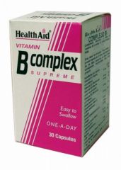 Comprar HEALTH AID Complejo B 30 cápsulas Por 13,00€