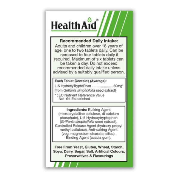 5 - HTP 50 mg 60 compresse - HEALTH AID Img 2