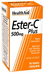 Acheter HEALTH AID Ester C Plus 500 mg 60 comprimés Par 20,90€