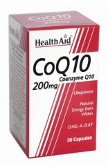 Acheter HEALTH AID Coenzyme Q10 200 mg 30 gélules Par 59,90€