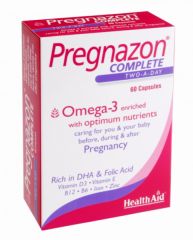 Buy HEALTH AID Pregnazon Complete 60 capsules By 27,20€