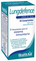 Comprar HEALTH AID Lungdefence 30 cápsulas vegetais Por 31,90€