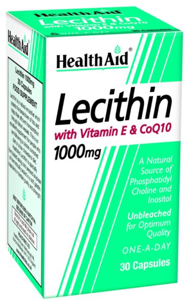 Lecithin mit Vitamin E und CoQ10 30 Kapseln