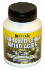 Buy HEALTH AID BCAA Branched Amino Acids 60 Tablets By 24,70€