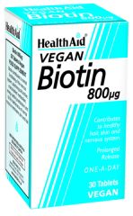 Biotin 800 mcg 30 tablets