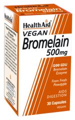 Buy HEALTH AID Bromelain 500 mg 30 vegetable capsules By 18,70€