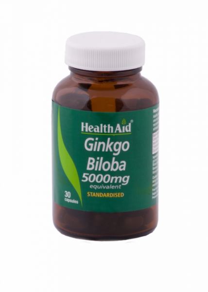 Ginkgo (Ginkgo Biloba) 5.000 mg 30 cápsulas