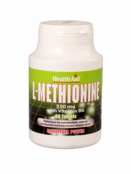 L - Methionin 550 mg 60 Tabletten - HEALTH AID