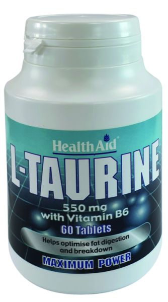 L - Taurin 550 mg 60 Tabletten - HEALTH AID