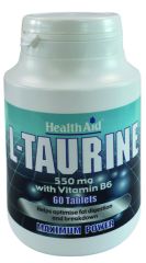 Buy HEALTH AID L - Taurine 550 mg 60 tablets By 19,20€