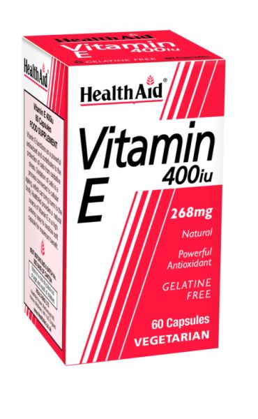 Natural Vitamin E 400 IU 60 vegetable capsules