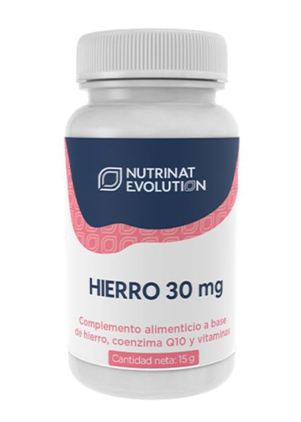 Ferro 30 mg 30 cápsulas vegetais - NUTRINAT