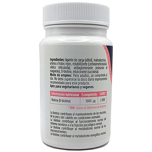 Biotin 800 mcg 30 tablets - NUTRINAT Img 7