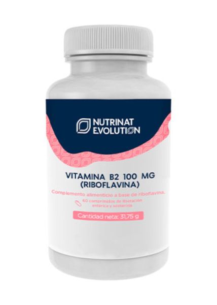 Vitamin B2 100 mg (RIBOFLAVIN) 60 Tablets