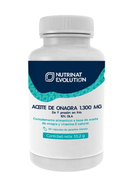 Aceite de Onagra 1300 mg 30 Cápsulas - NUTRINAT