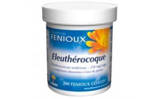 Buy FENIOUX Eleutherococcus 200 Capsules By 29,89€