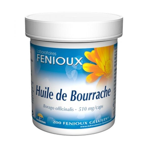 Borage Oil 200 Pearls - FENIOUX