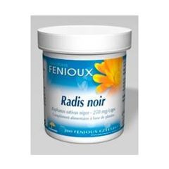 Buy FENIOUX BLACK RADISH 200 Caps 250 mg By 21,84€