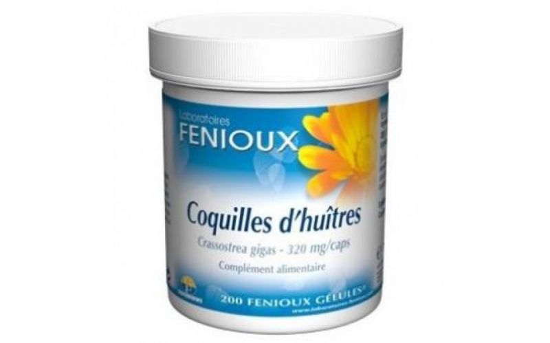 Oyster Shell 200 Capsules - FENIOUX