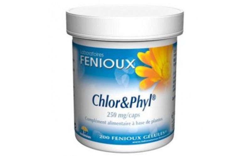 Chloorphyl 200 capsules 250 mg - FENIOUX