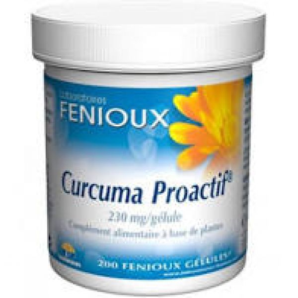 Cúrcuma Proactif 230 mg 90 Cápsulas - FENIOUX