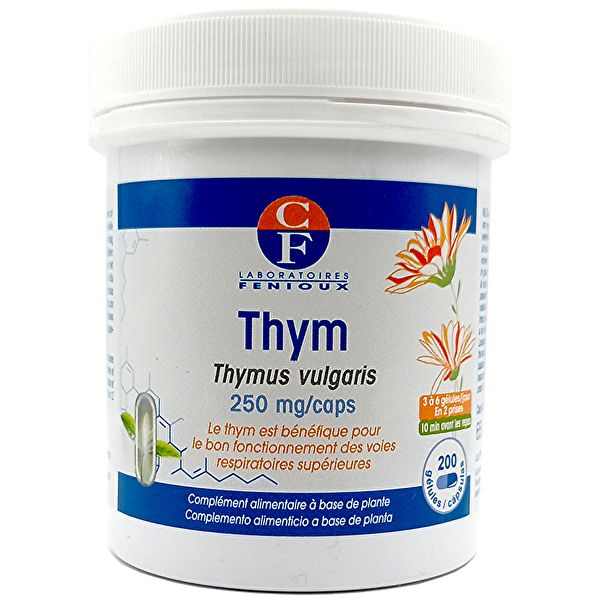 Tijm (THYM) 200 Capsules 250 mg - FENIOUX