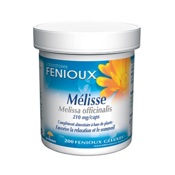 Mélisse (Melisa Officinalis) 200 Cápsulas 210 mg